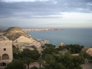 Alicante, widok z Castillo de Santa Bárbara