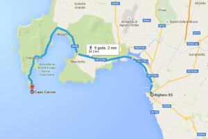 Spacer na Capo Caccia